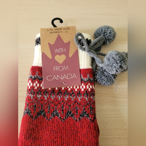 Nordic Moccasin Lounge Sock - Picture 3 of 5